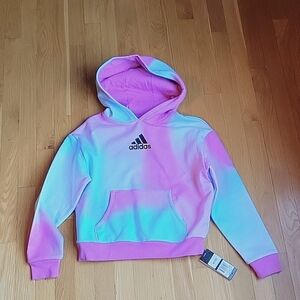 NWT adidas AOP Logo Fleece Hoodie
